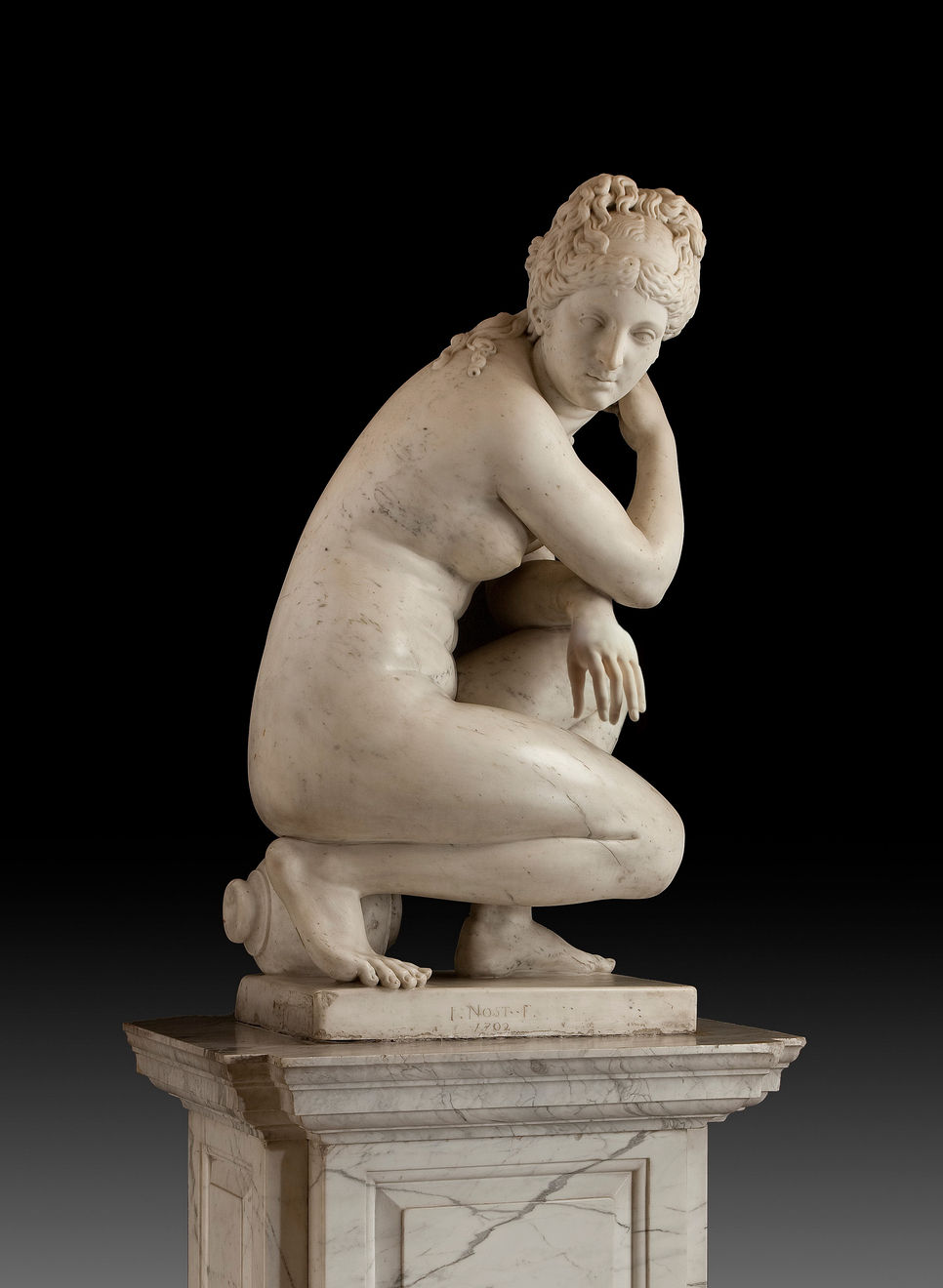 SOLD TO THE VICTORIA & ALBERT MUSEUM: The Crouching Venus by John Nost the Elder