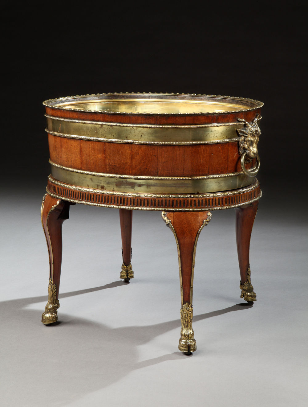 Coulborn antique The Duke of Leeds’ George III Ormolu-Mounted Mahogany Wine Cooler Attributed to Samuel Norman