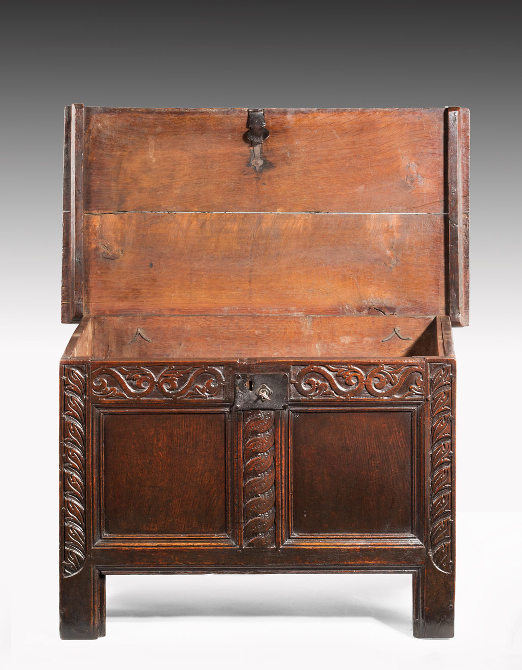 Mid 17th Century Oak Coffer