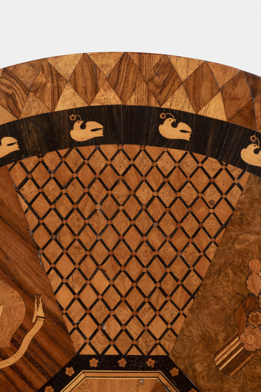 Jamaican inlaid table attributed to Ralph Turnbull of Kingston