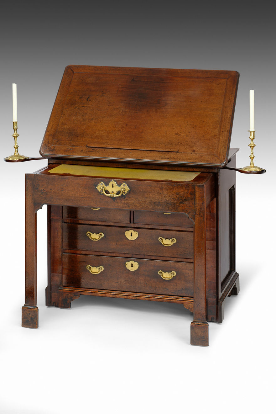 Coulborn antique George II Mahogany Architect's or Artist's Chest