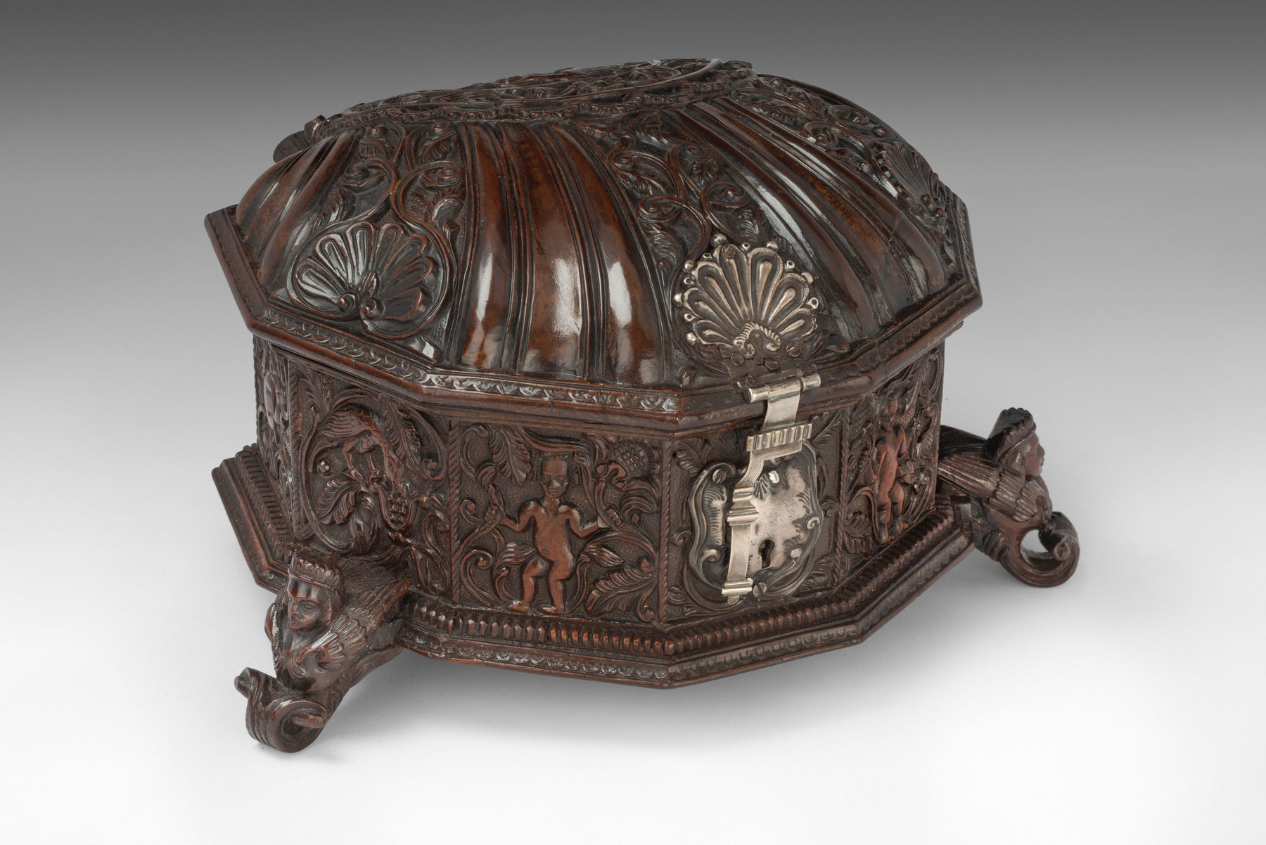 Coulborn antique 18th century Spanish Colonial Coquera Coca Box