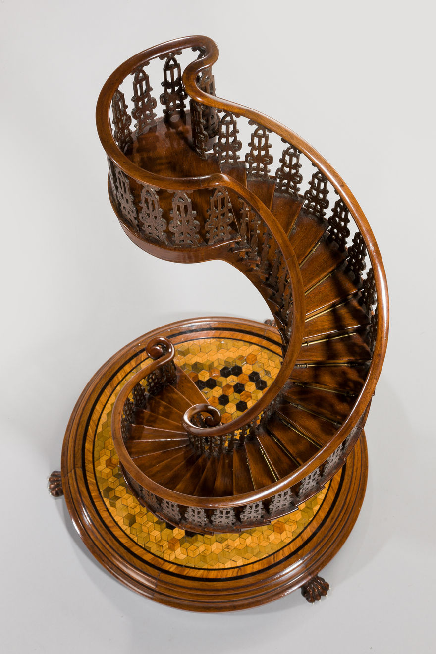 Exhibition Spiral Staircase Model