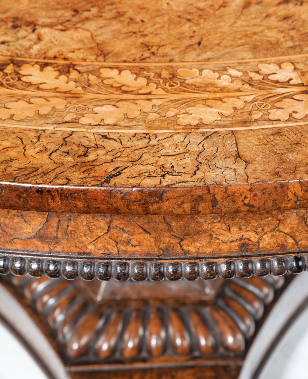 Regency Burr Oak Circular Table