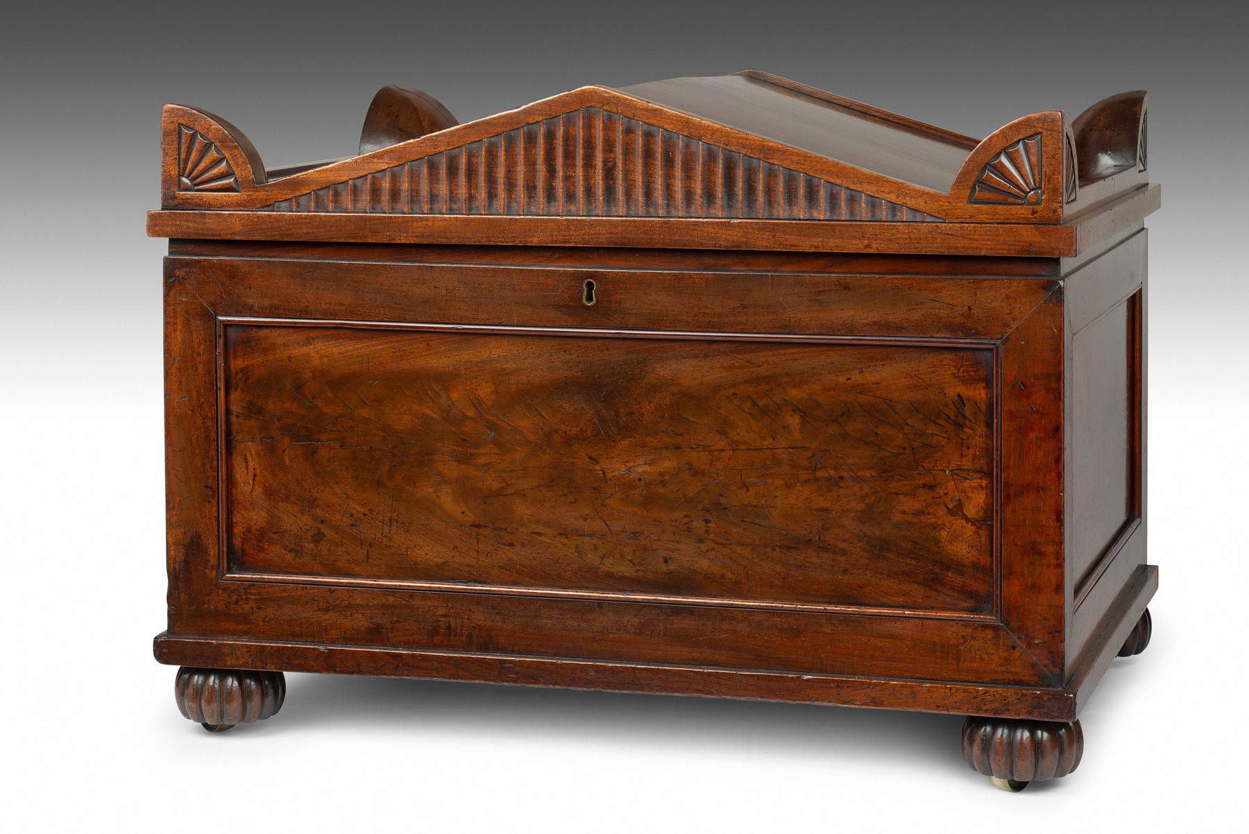 antique Coulborn Regency mahogany cellarette