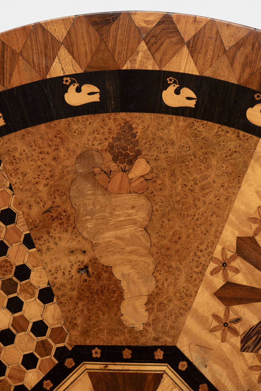 Jamaican inlaid table attributed to Ralph Turnbull of Kingston