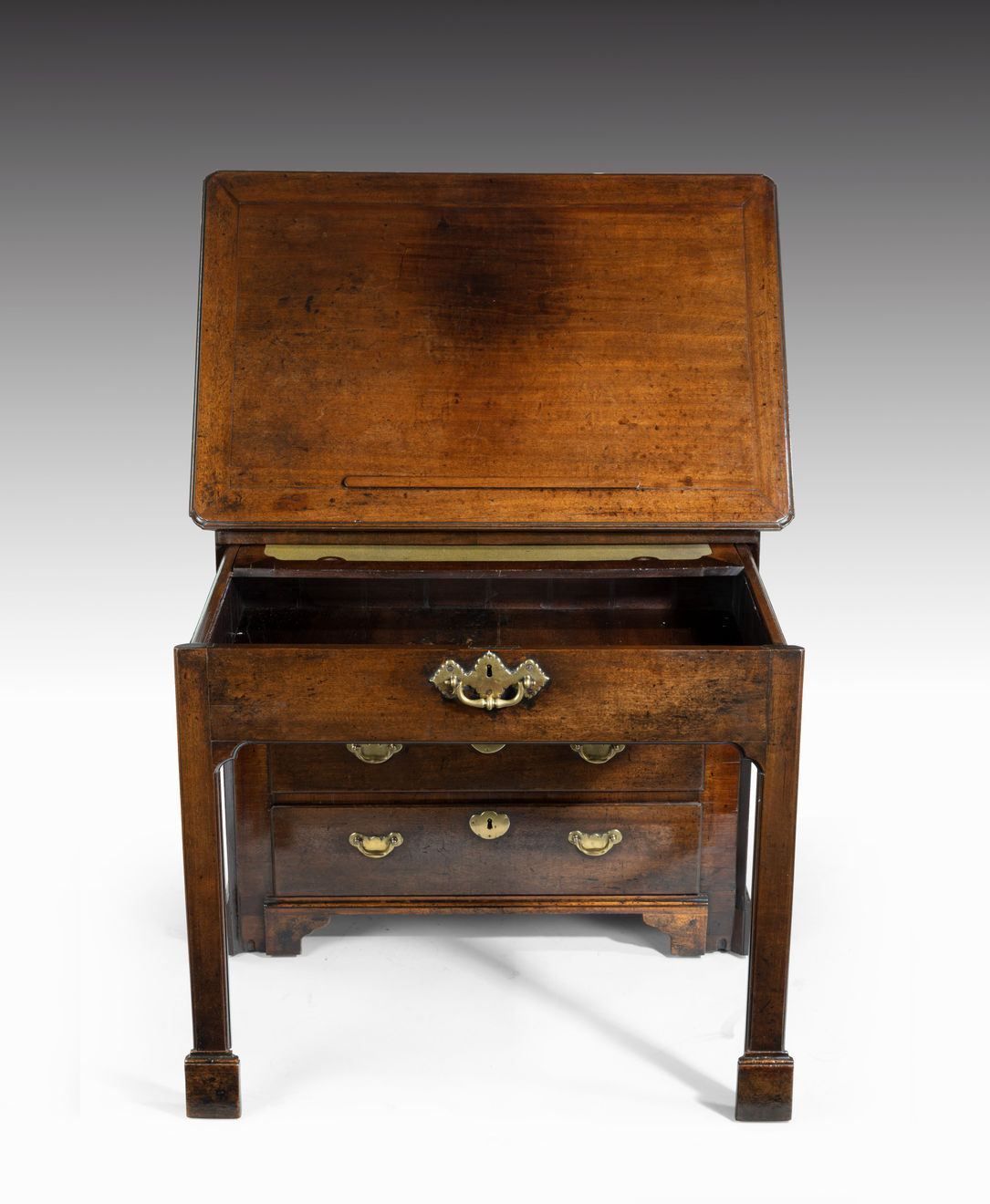 Coulborn antique George II Mahogany Architect's or Artist's Chest