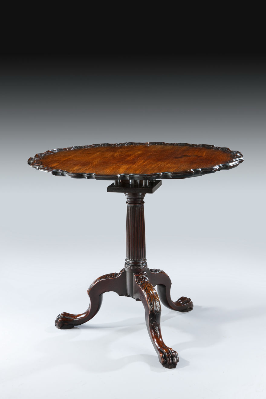 George II Mahogany Tripod Supper Table