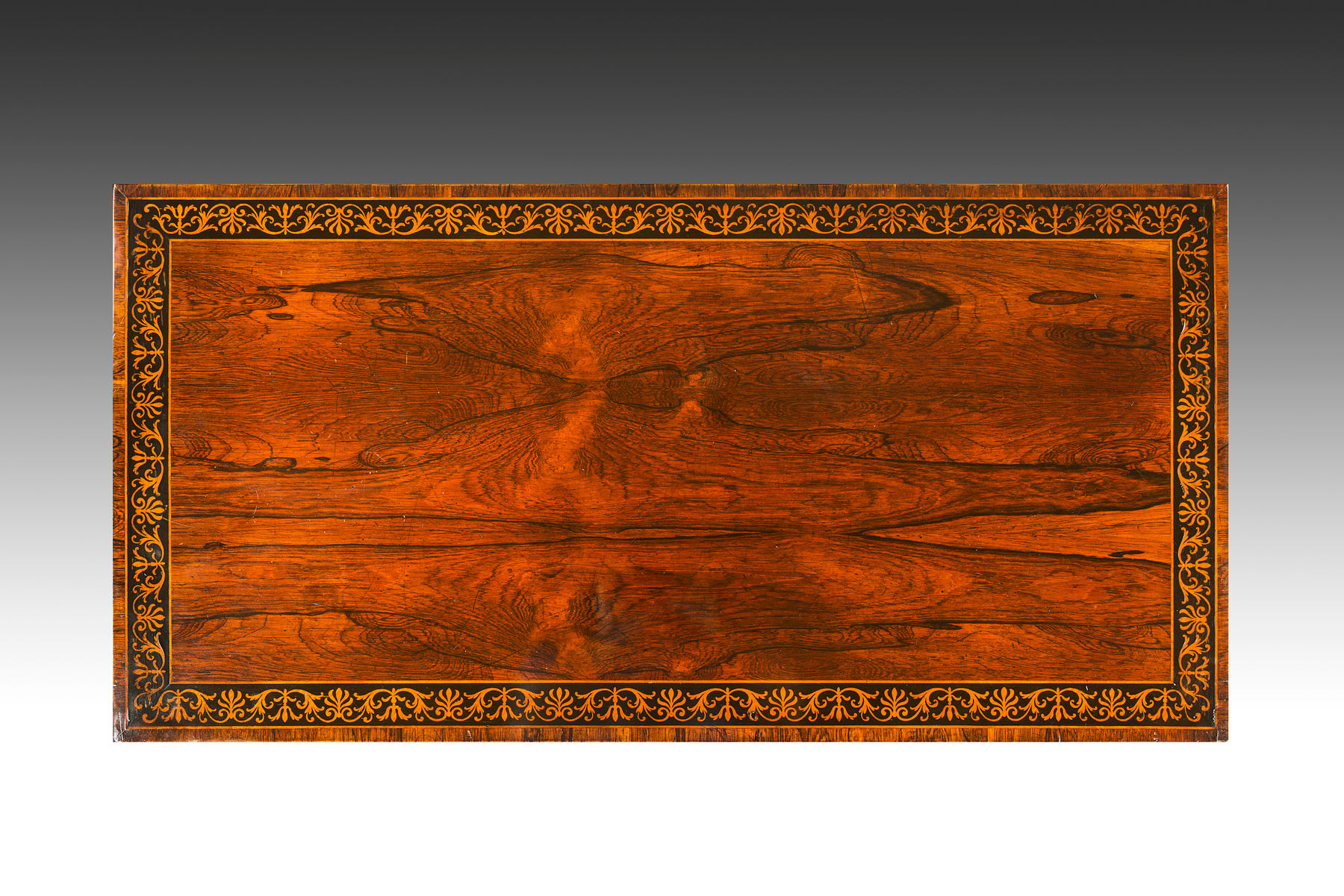 SOLD TO TEMPLE NEWSAM HOUSE AND ESTATE: George IV Rosewood, Carved Parcel-Gilt and Ebony-Inlaid Centre Table