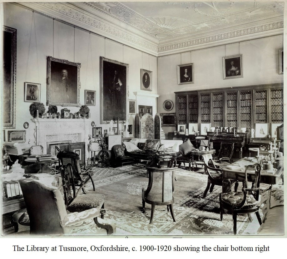 George III Carved Mahogany Armchair in the manner of John Linnell