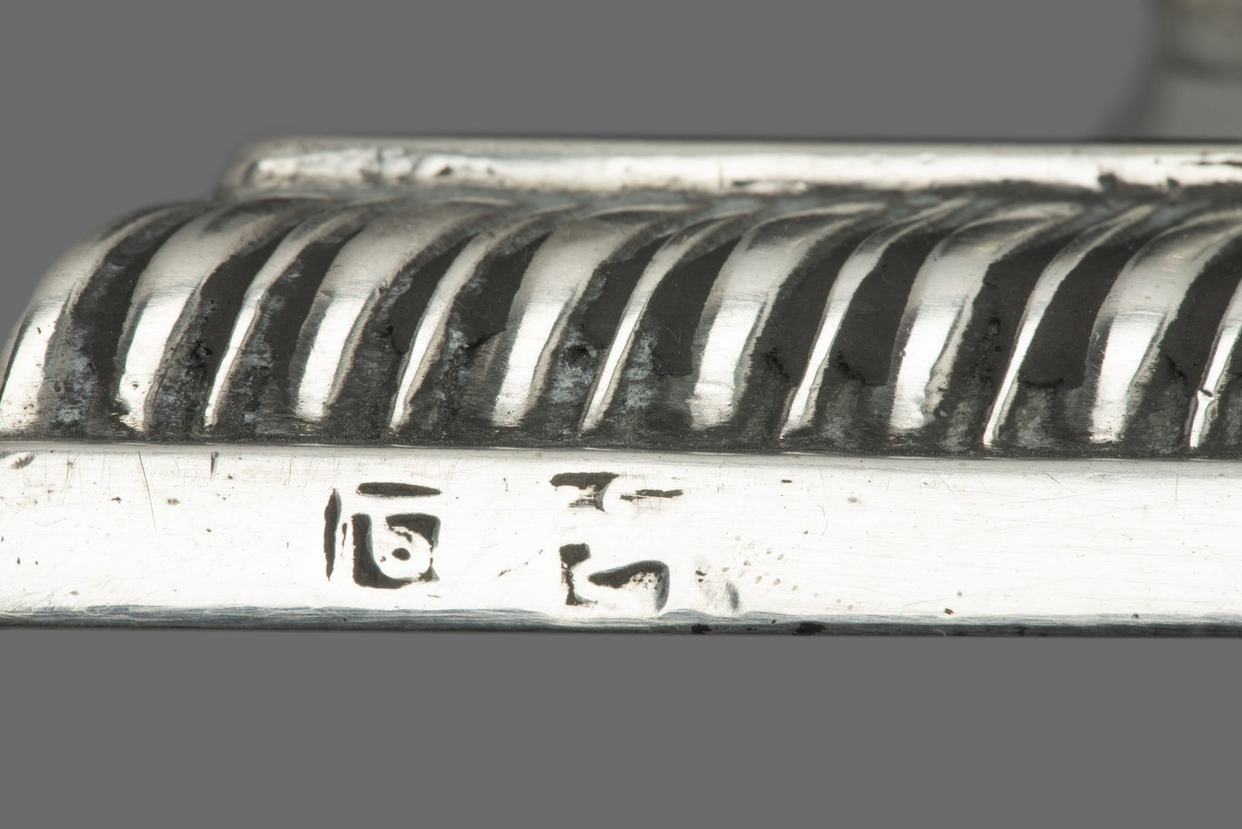 Coulborn antiques Pair 18th Century Chinese Export Paktong Candlesticks