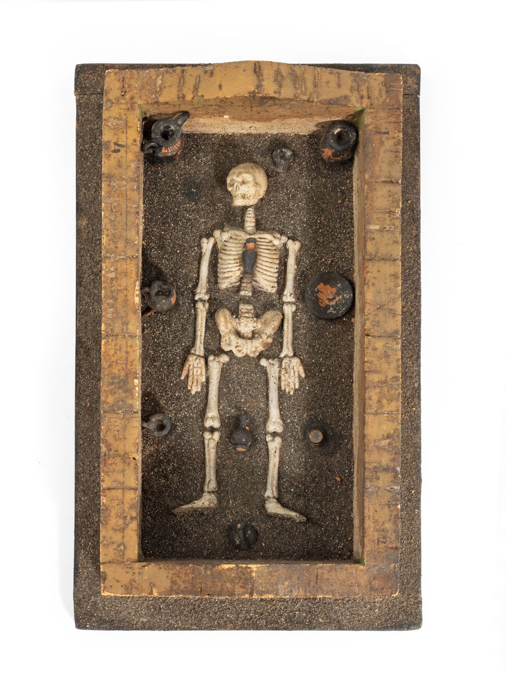 Coulborn antique carved cork grand tour Nola tomb