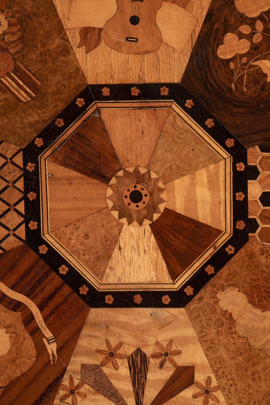 Jamaican inlaid table attributed to Ralph Turnbull of Kingston