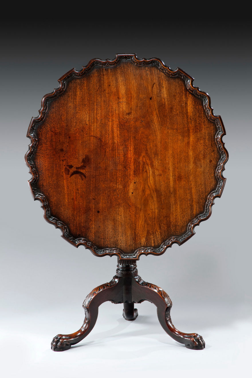 George II Mahogany Tripod Supper Table