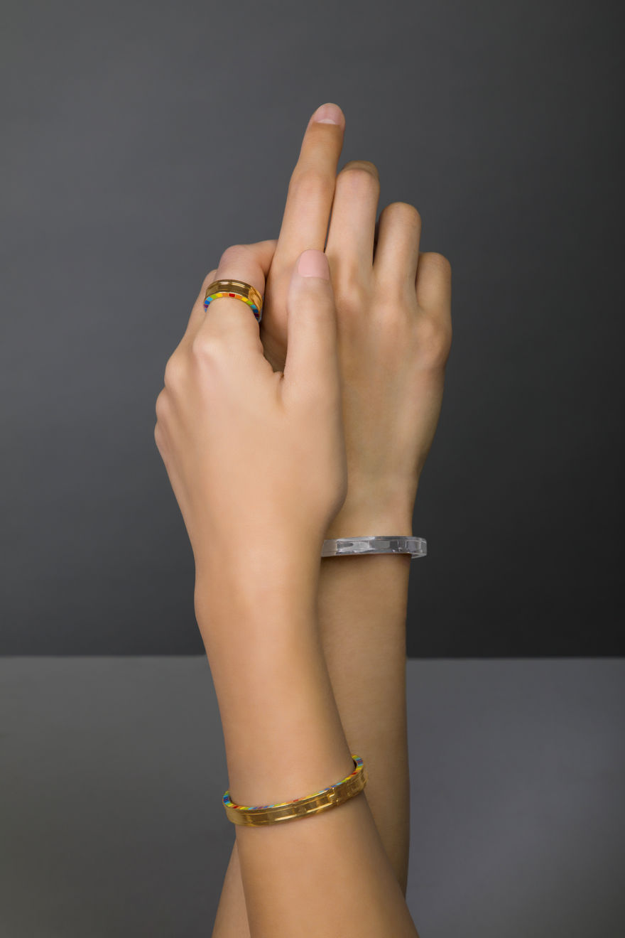 Aisha Baker, Me Yellow Gold Bracelet