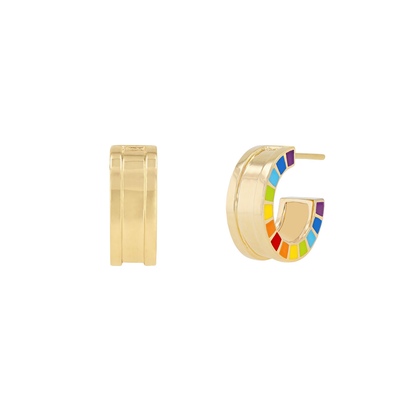 Aisha Baker, Me Yellow Gold Earrings