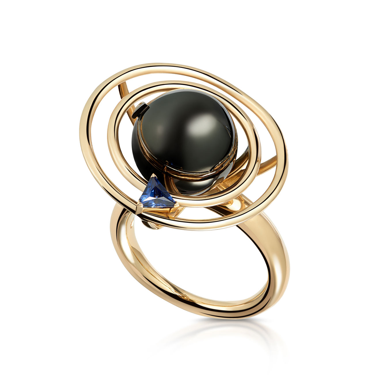 Maya, Cosmic: Saturn ring with sapphire