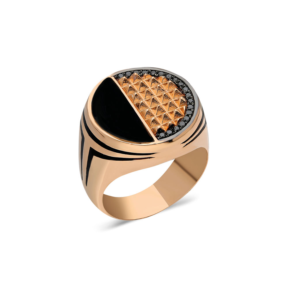 Terzihan, Neutra: Black Cairo Ring w/ Black Onyx
