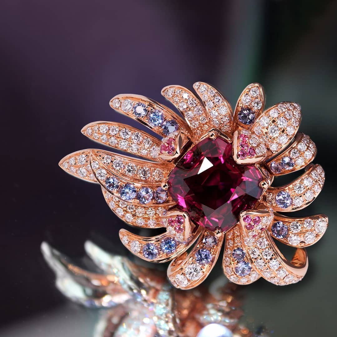 Simone, Birds in Poetry: Whimsical Feather Ring