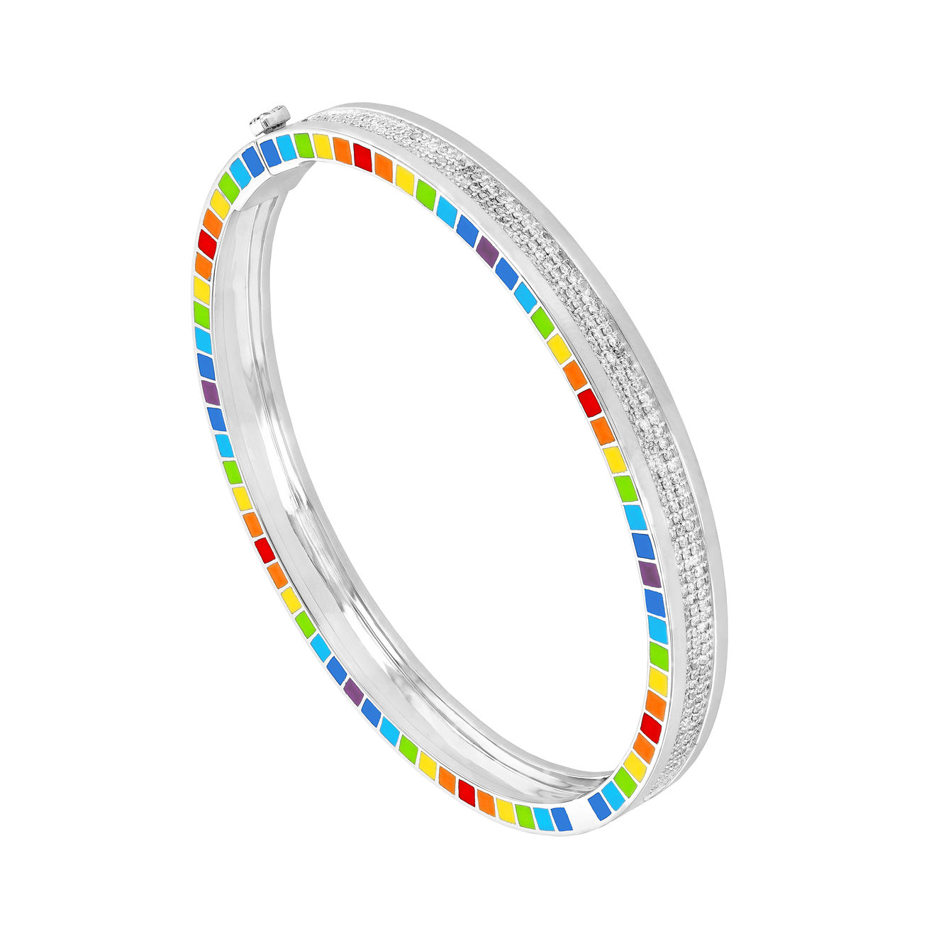 Aisha Baker, Me Diamond-Paved White Gold Bracelet