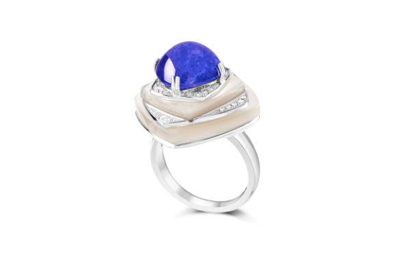 Ananya, Nazar Layer Ring, Tanzanite