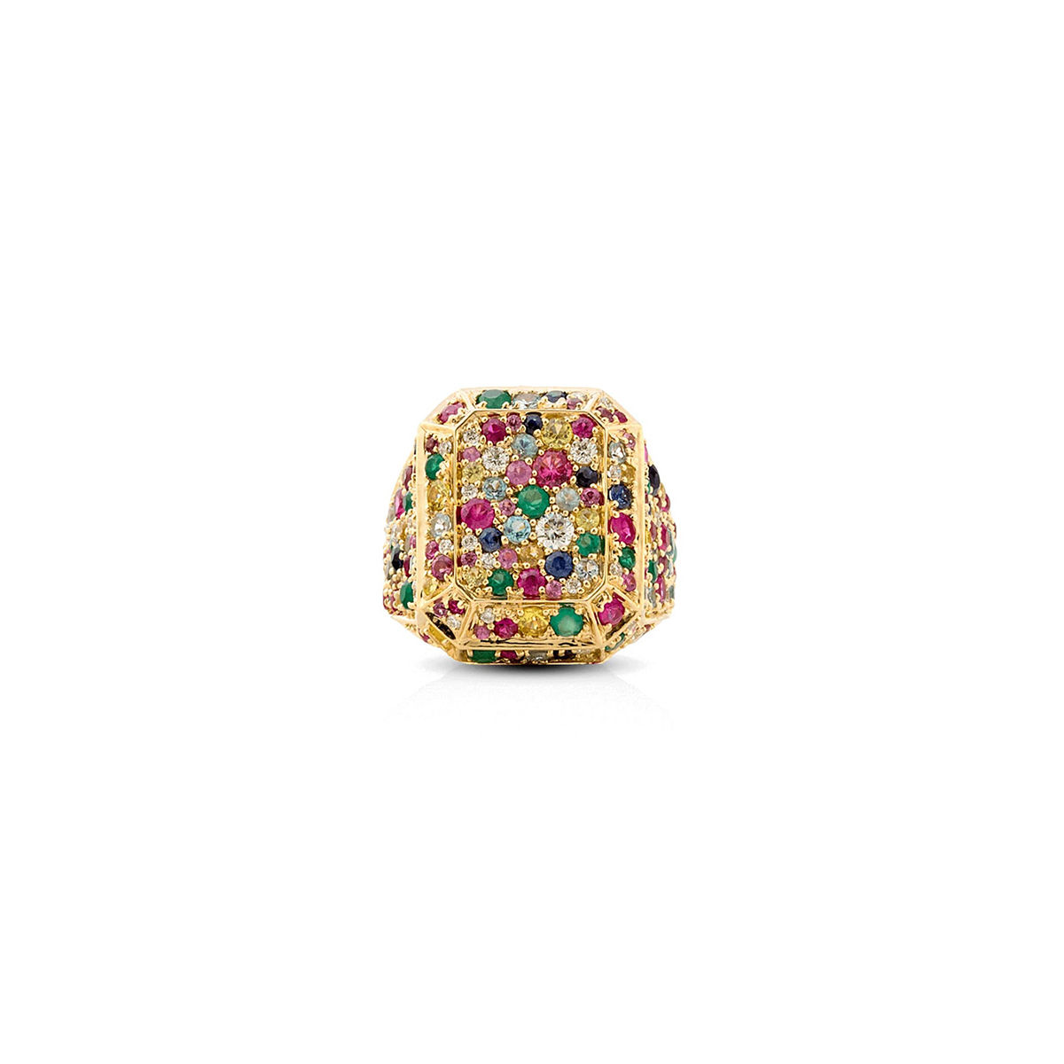 Aisha Baker, Prism: Disco Yellow Gold Ring