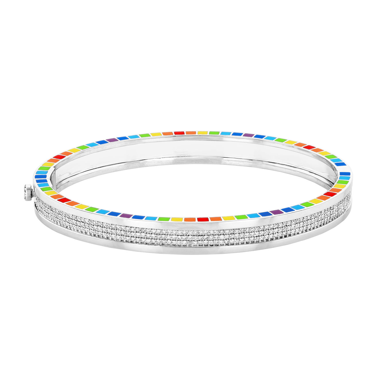 Aisha Baker, Me Diamond-Paved White Gold Bracelet