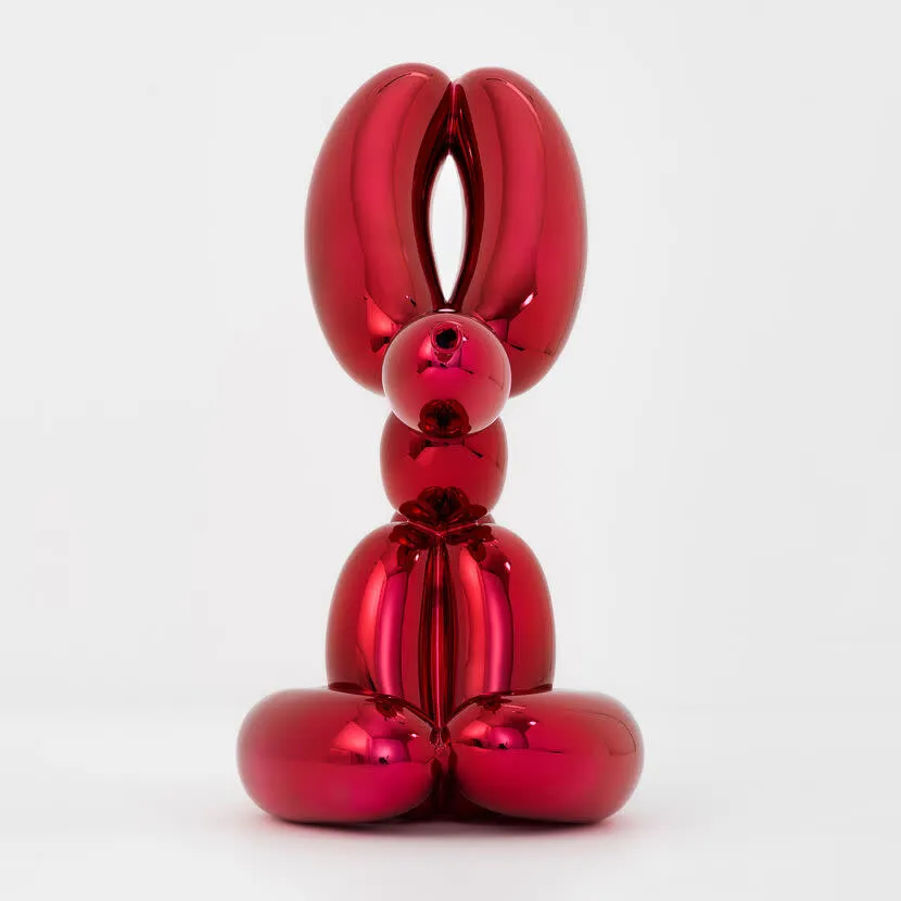 Jeff Koons, Balloon Rabbit (Red)