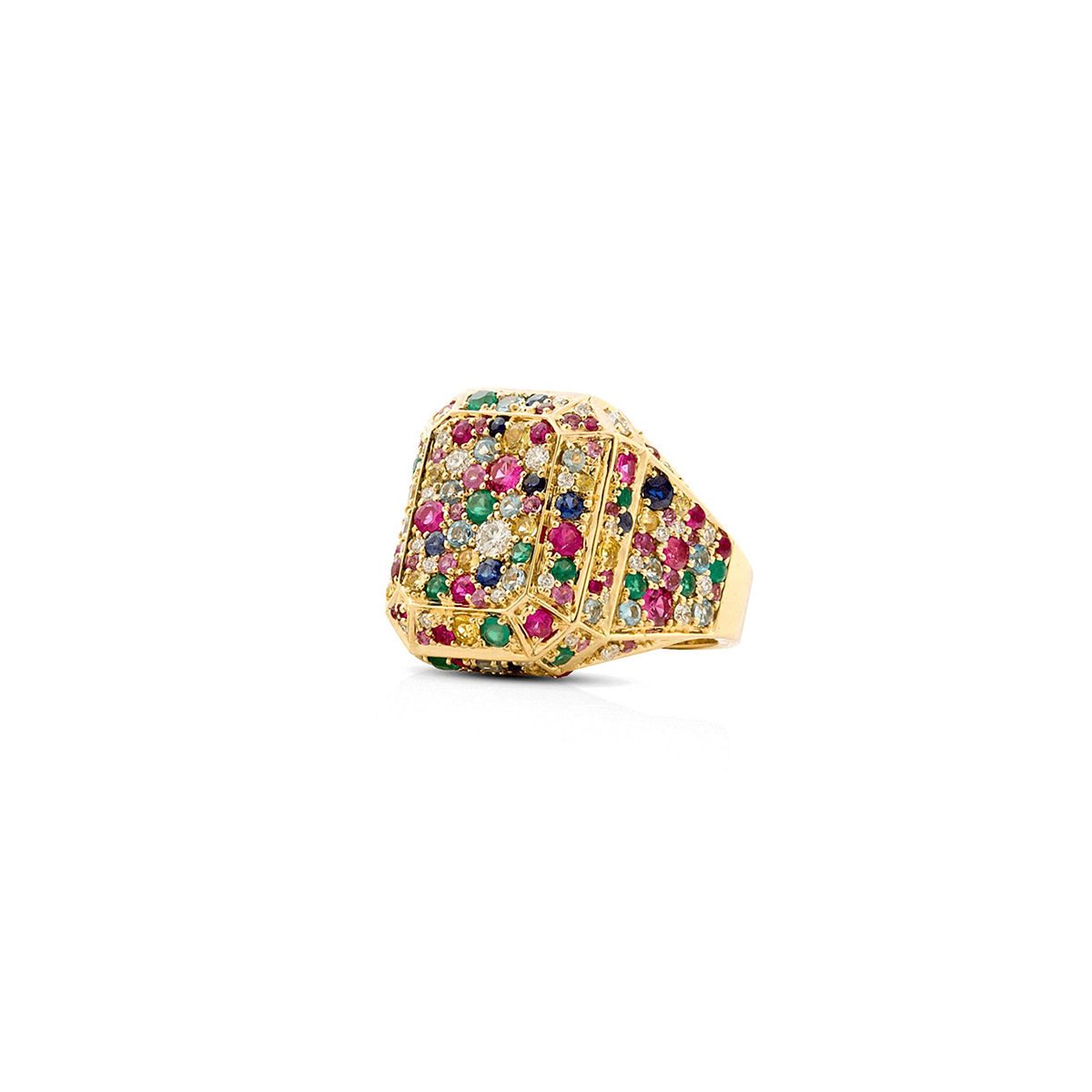Aisha Baker, Prism: Disco Yellow Gold Ring