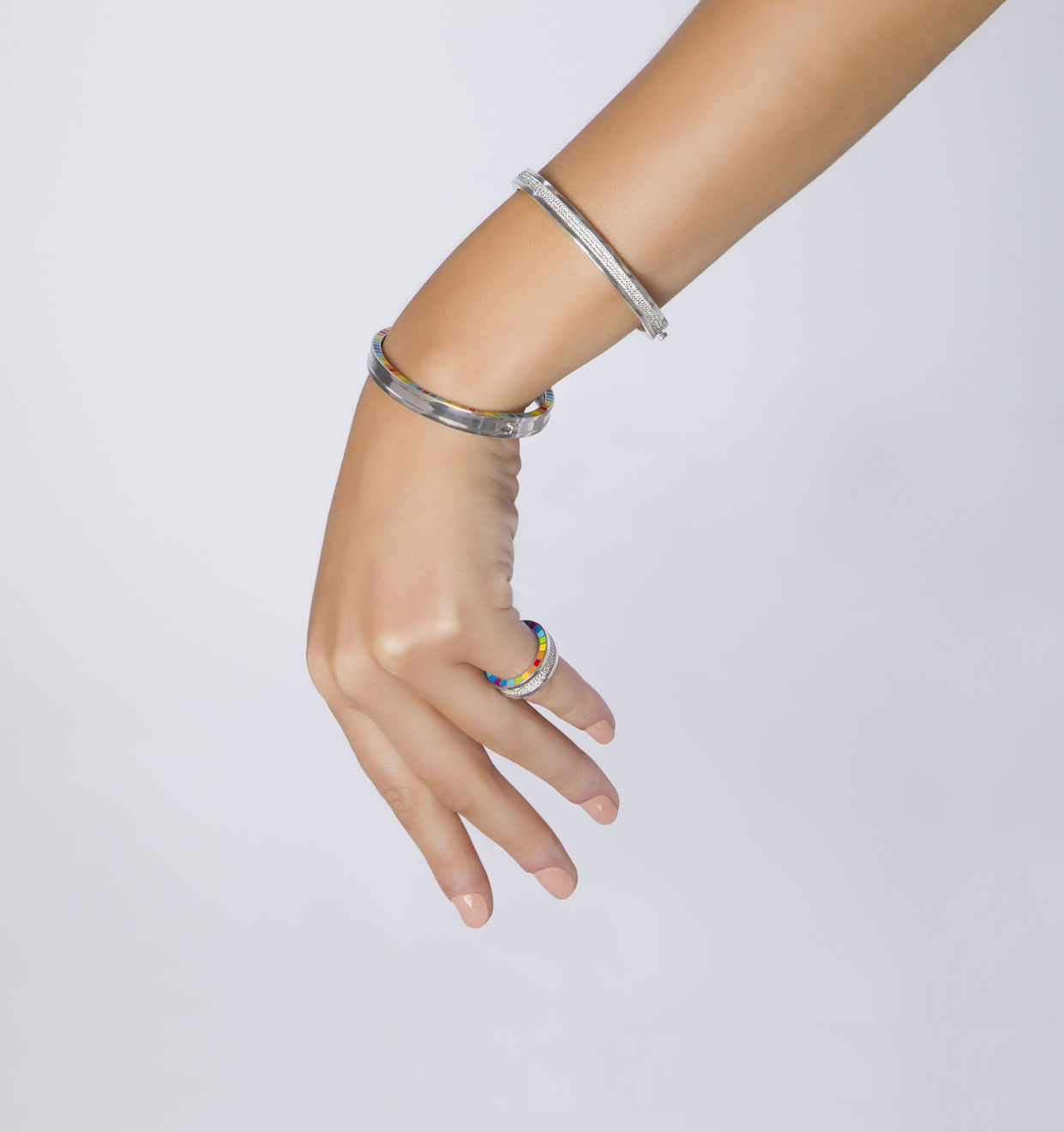 Aisha Baker, Me Diamond-Paved White Gold Bracelet