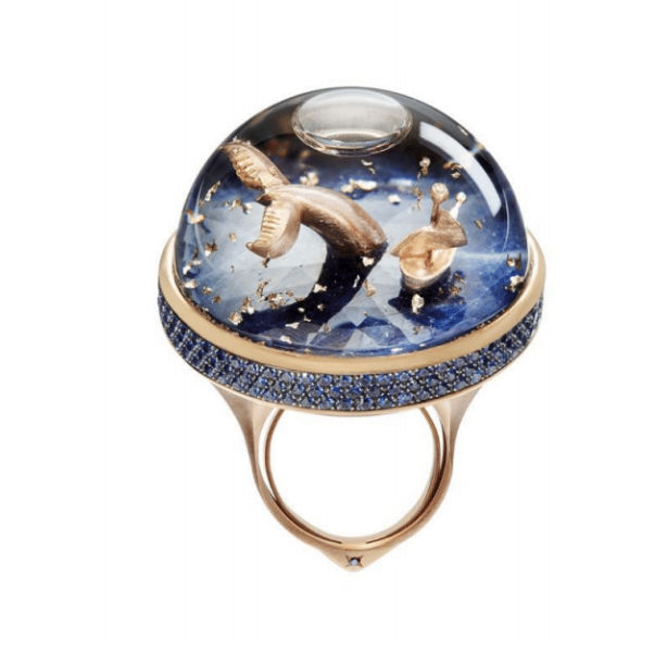 Dreamboule, Lively & Lovely: Whale and Boat Ring
