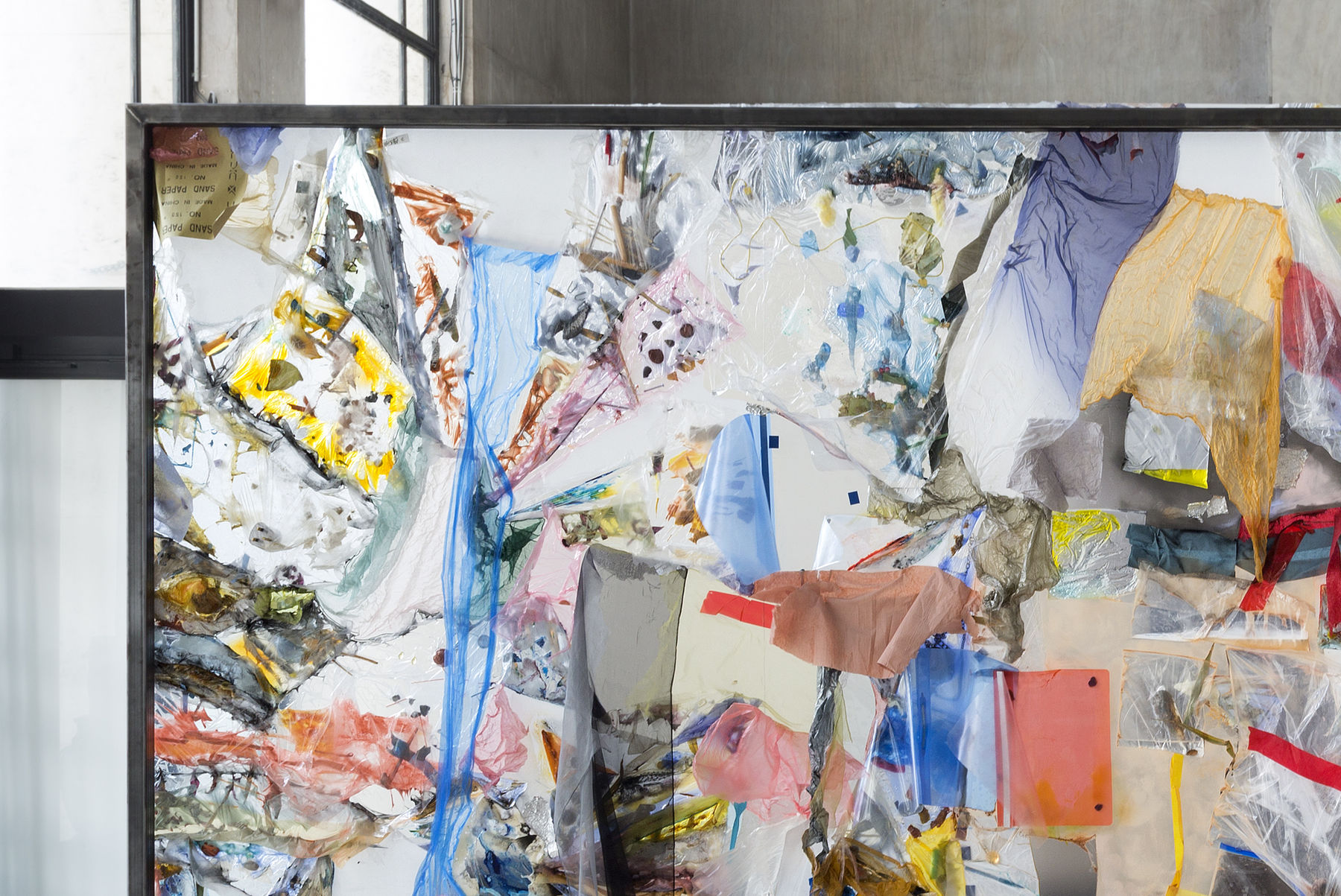 Samara Scott, Days are Dogs (detail), Palais de Tokyo, Paris, France, 2017