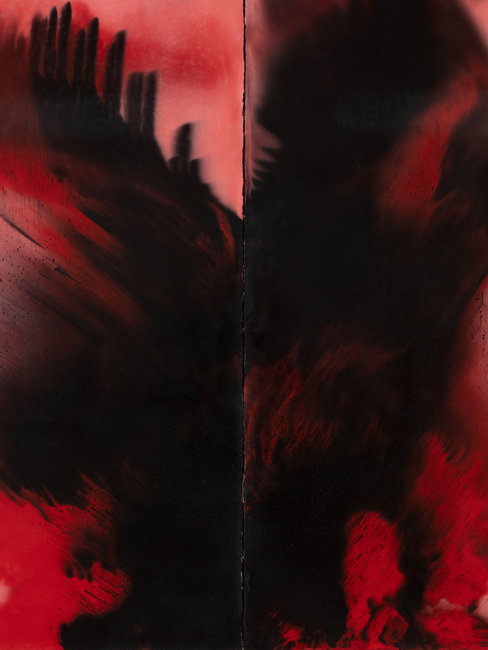 Harminder Judge, Untitled (open and passed through), 2022