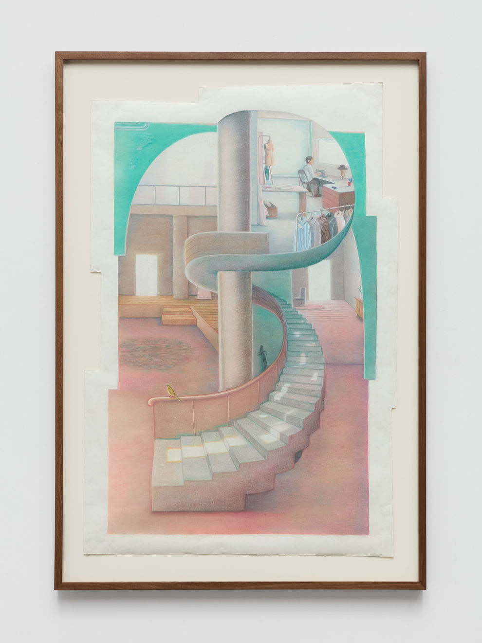 Zearo, Chirping for a Toile (ii), 2024