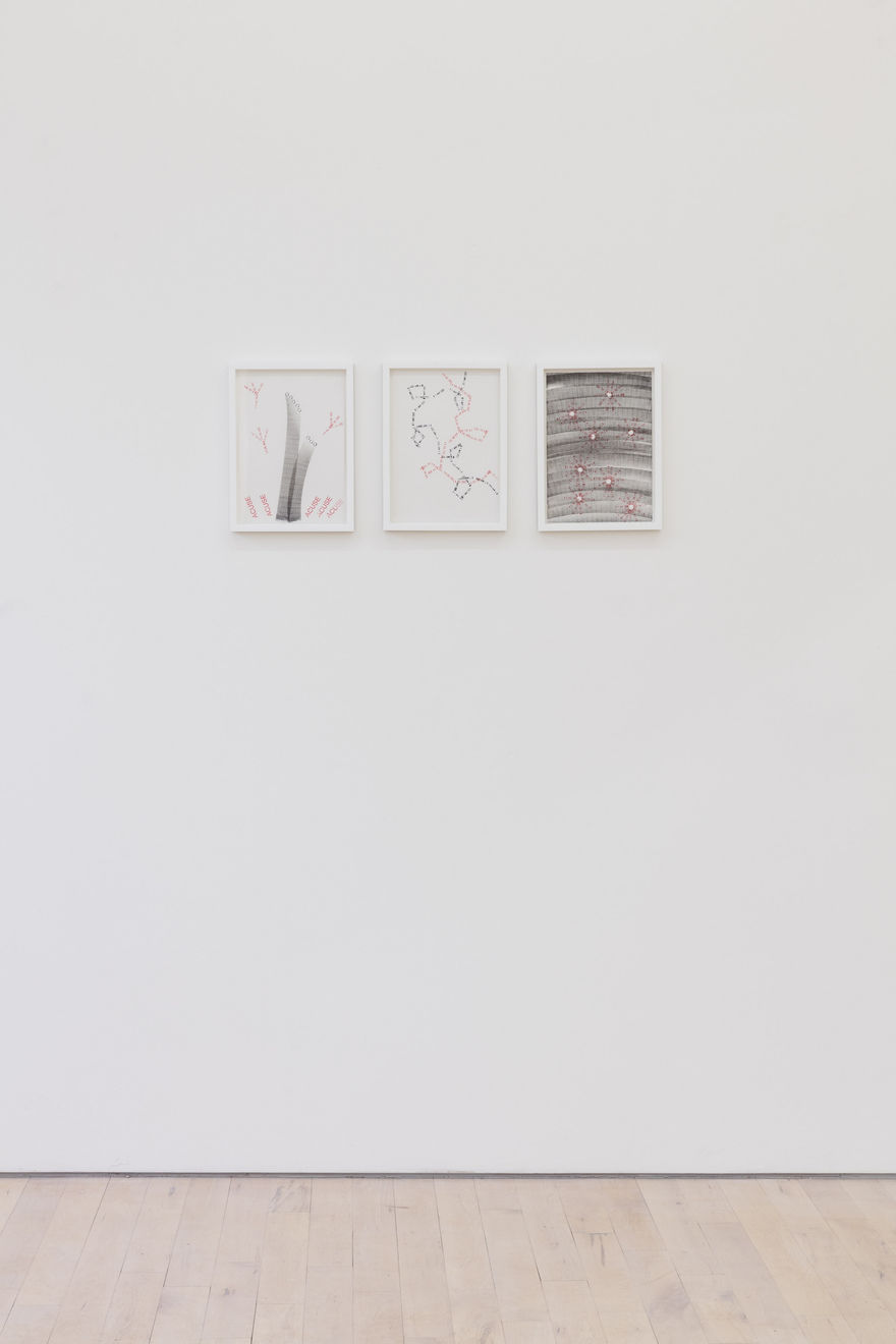 Amalia Pica, Joy in Paperwork #260, 261, 262, 2017