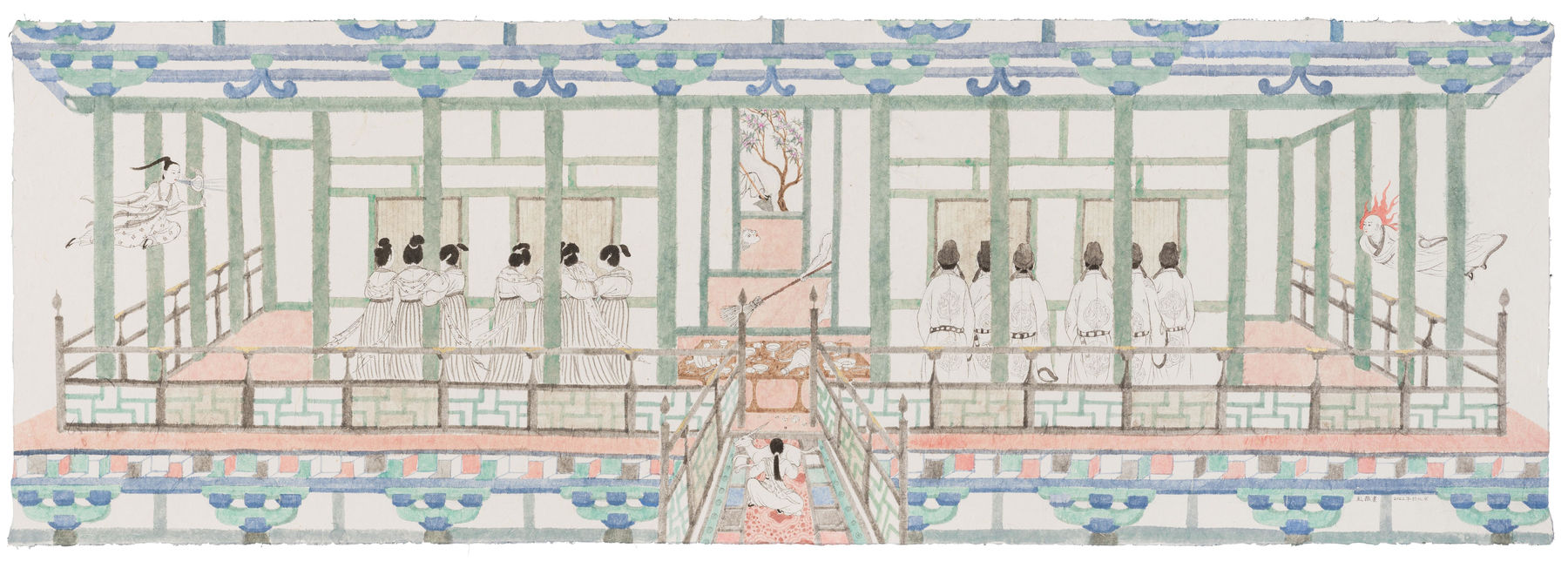 彭薇 Peng Wei, 迴廊 No. 2 Corridor No. 2, 2022