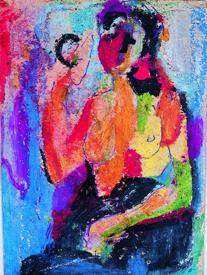 吳大羽, 《無題 I-065》,《無題 I-017》,《兒子畫像》,《男孩》,《無題》,《無題》