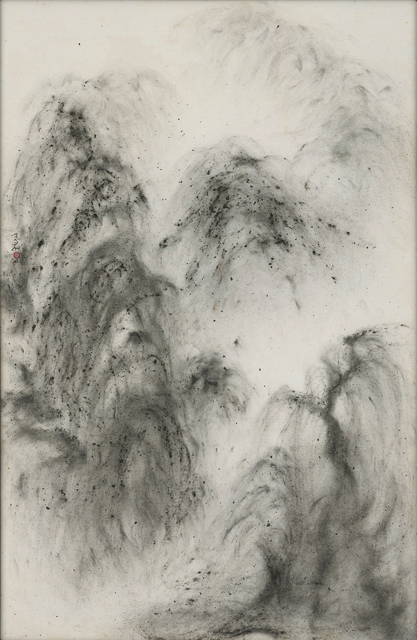 袁慧莉, 火墨．霾晨 Fiery Ink, Morning in Smog, 2021