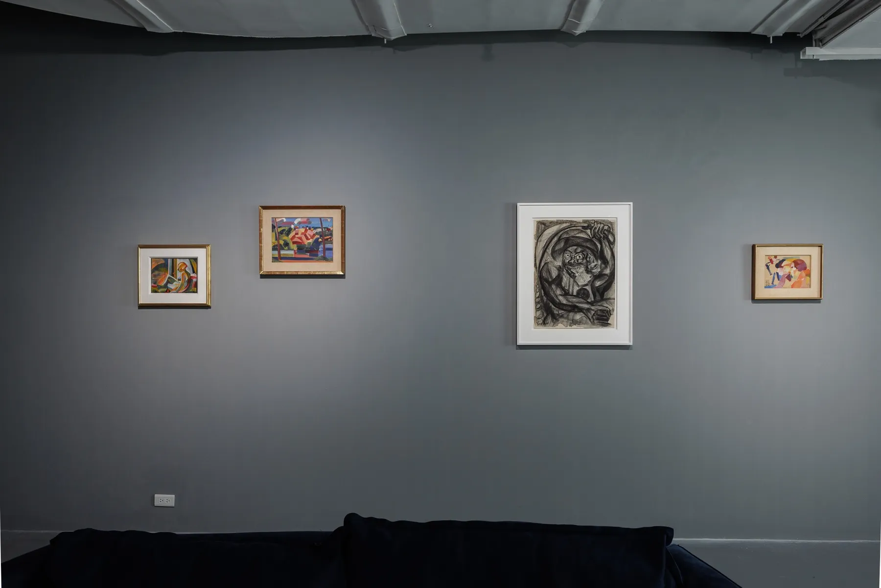 朱沅芷, 《（女子坐像 ）》、《有兩棵樹幹的風景》、《田中奏折》習作（戰舞）、《人體習作》 (Seated Woman), Landscape with Two Tree Trunks ,