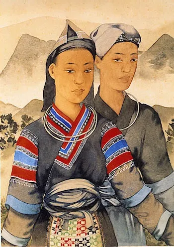 龐薰琹, 中國頌, n.d.