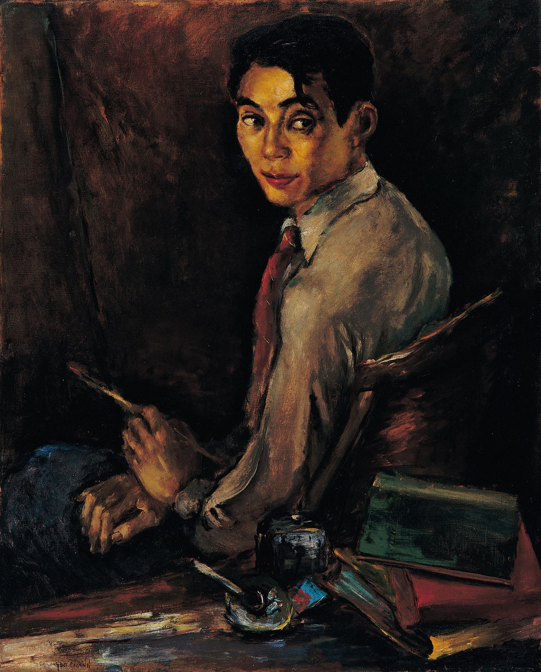 陳蔭羆, 自畫像 Self-Portrait, 1940s