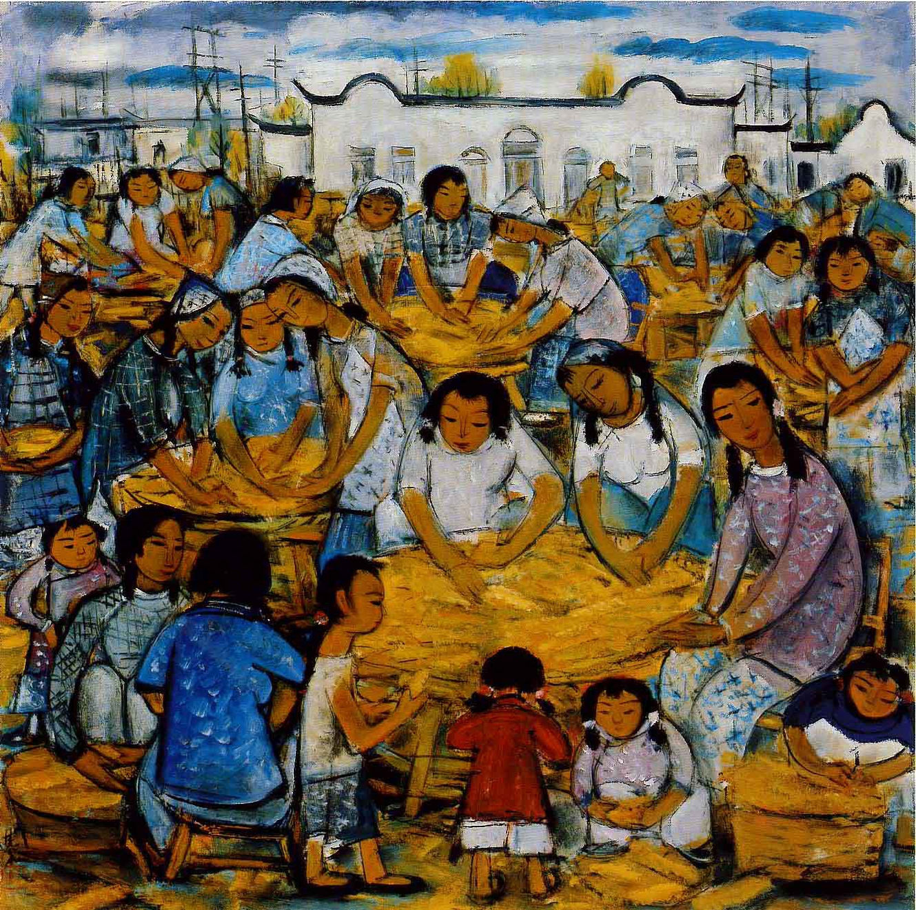 林風眠, 豐收圖, 1962