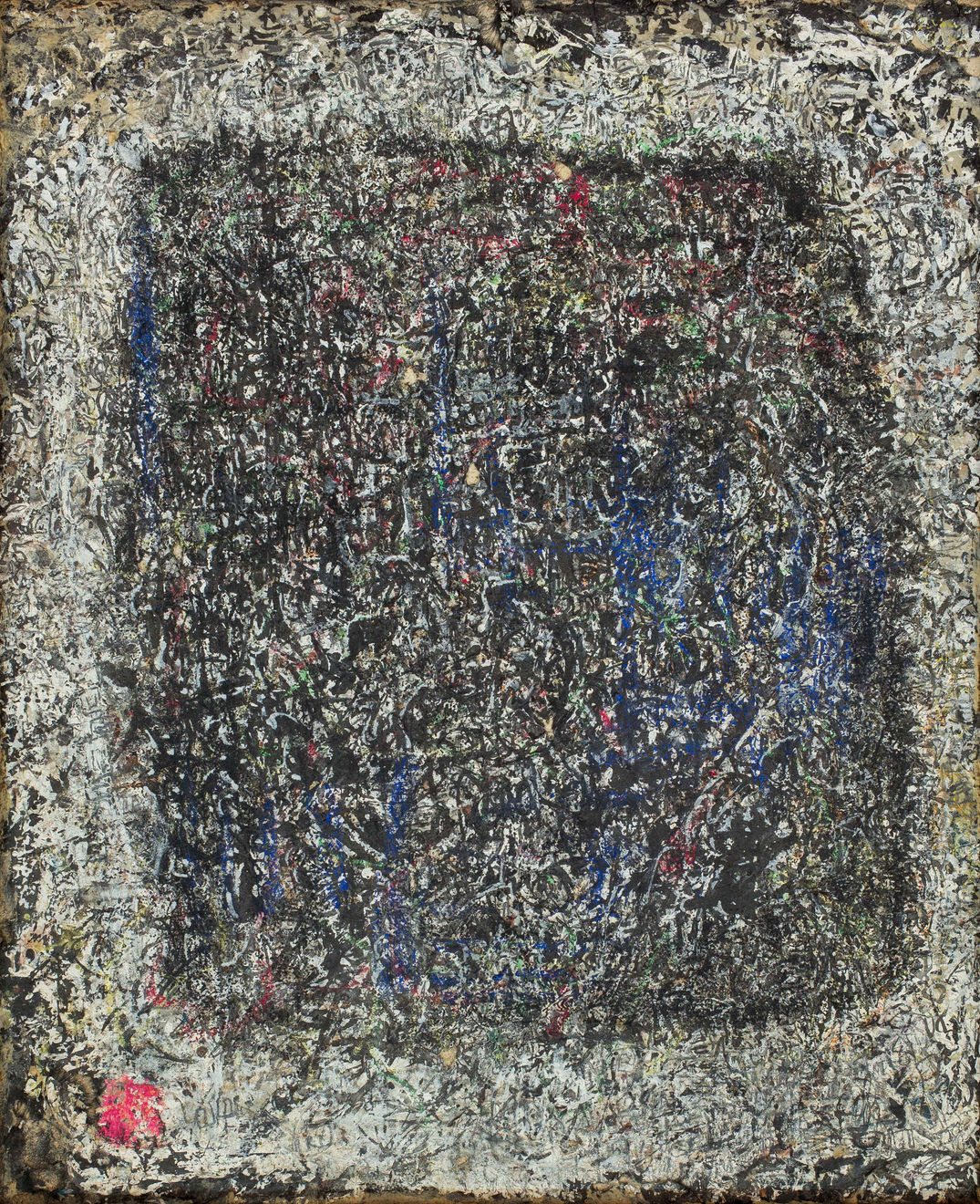 陳蔭羆, 墨文碑石 Calligraphy on Stone Tablet, 1950s