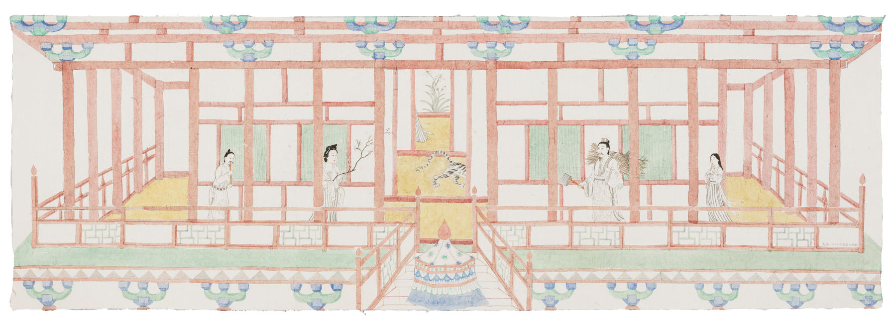 彭薇 Peng Wei, 迴廊 No. 3 Corridor No. 3, 2022