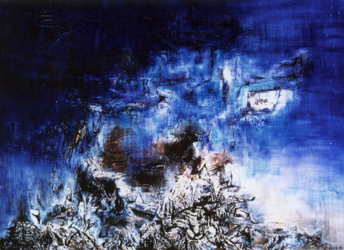 趙無極, 晴空、宏偉的大地, 1957