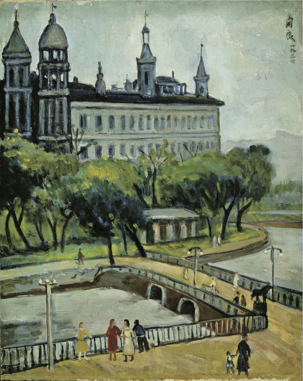 關良, 德國思維令地區博物館, 1957