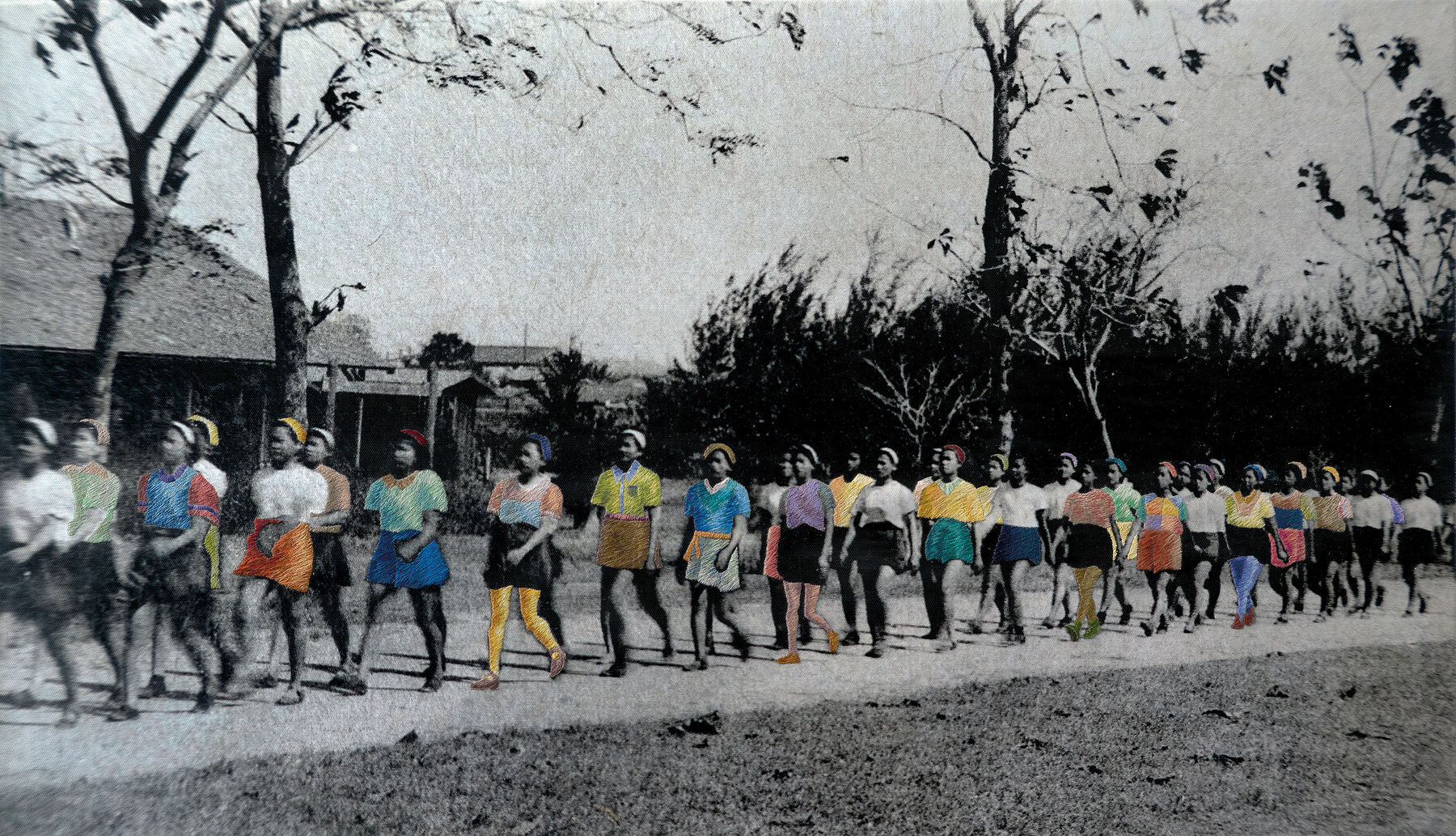 侯怡亭 Hou I-Ting, 歷史刺繡人—帝國婦人 No.18 , 2019