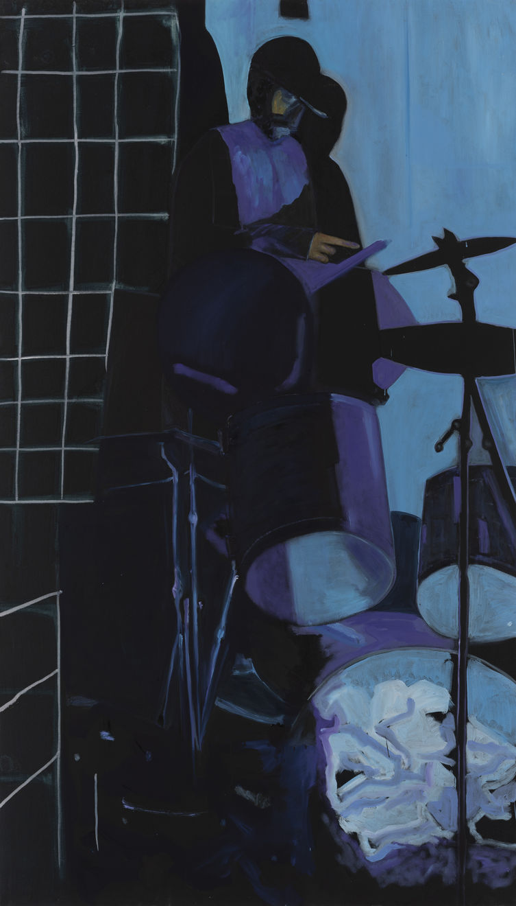 Andrew Pierre Hart, A portrait of the artist composing the show, 2021