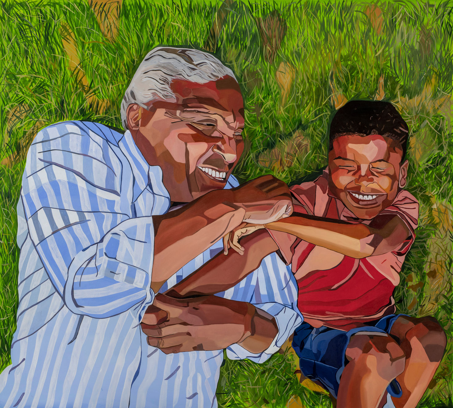 Joy Labinjo, Summer with Grandpa, 2023