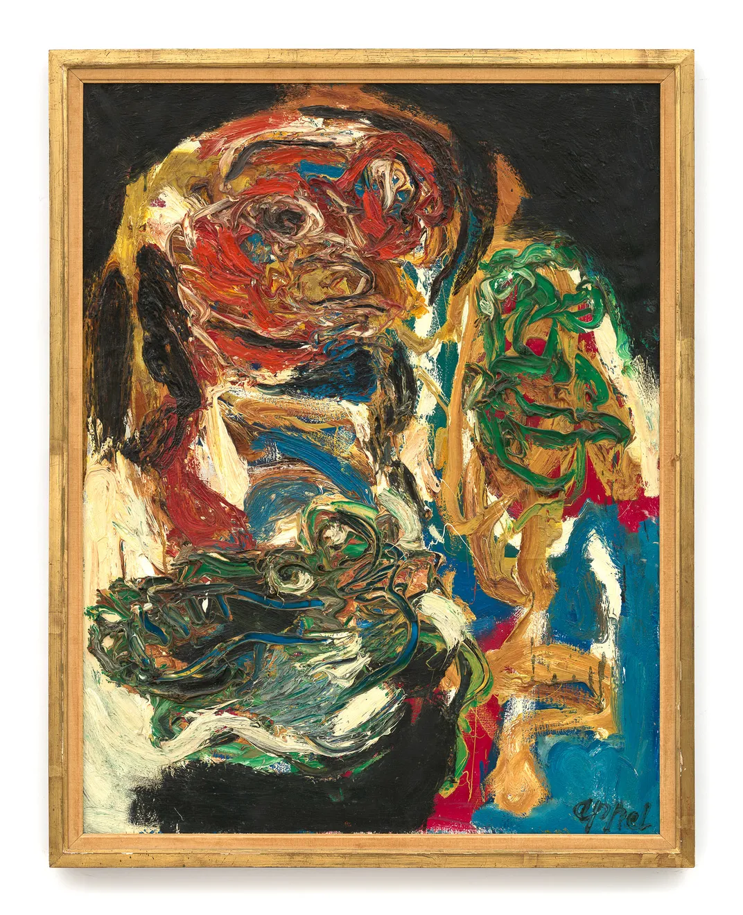 Karel Appel (1921-2006), Trois Tete, 1955